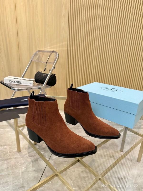 Prada Classic Pointed Toe Boots - LY00310