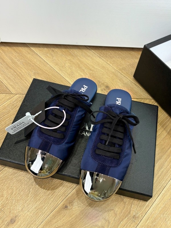 Prada 2025/SS Metal Toe Thin Sole Training Shoes Casual Shoes - LY00270