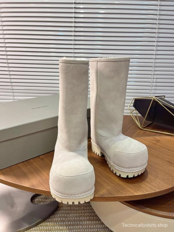 Balenciaga 2025 SS Oversized Platform Snow Boots with High Heel - AS00570