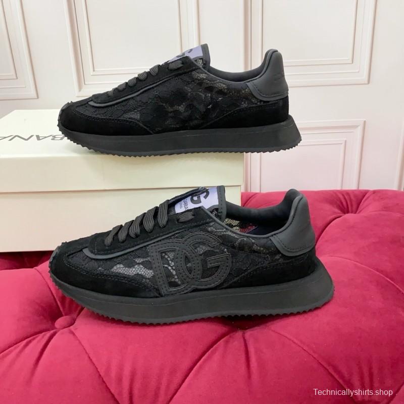 Dolce & Gabbana 2025/SS New Collection Luxury Embroidered Logo Sneakers - AS00300