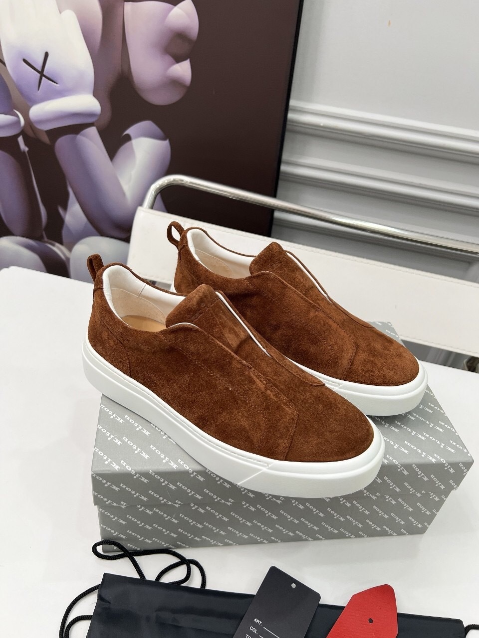 Kiton 2025/SS Slip-On Casual Men's Loafers - KFY00320