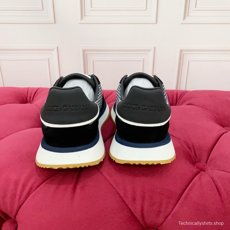 Dolce & Gabbana 2025 Spring Summer Collection Luxury Embroidered Logo Sneakers - AS00300