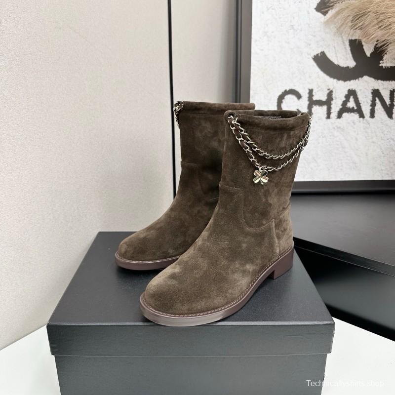 Chanel 2025 SS Short Boots Essential Fall Winter Item - LY00420
