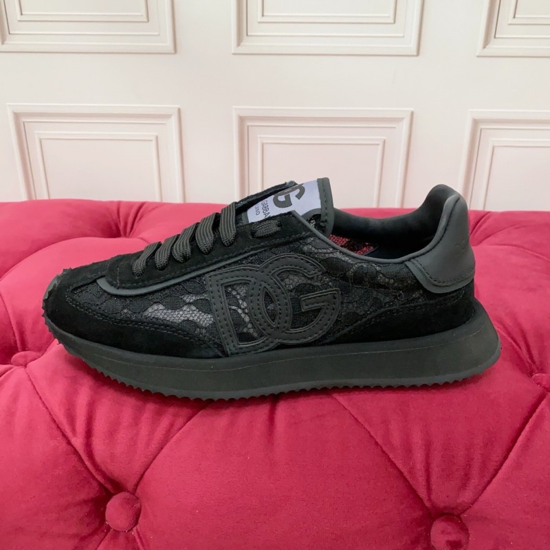 Dolce & Gabbana 2025/SS New Collection Luxury Embroidered Logo Sneakers - AS00300