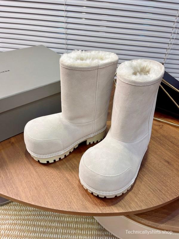Balenciaga 2025 SS Oversized High Heel Snow Boots - AS00520