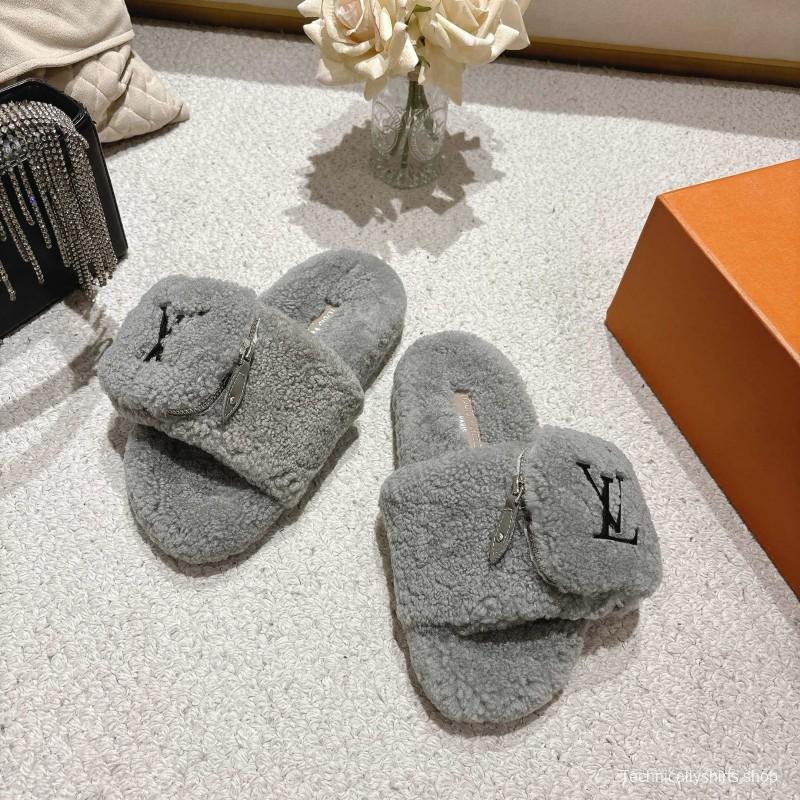 L牌 Wool Lazy Slippers - LY00260