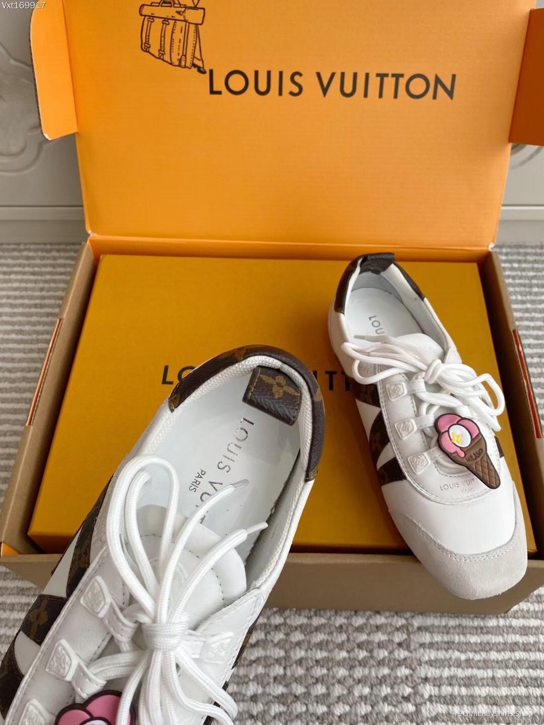 Louis Vuitton SNEAKERINA Ballet Sneakers Couple Edition with Chip - AS00350