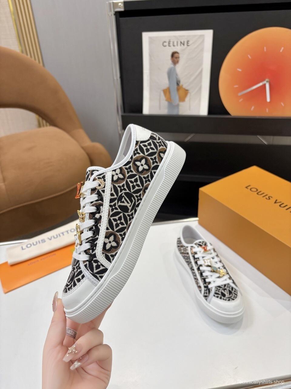 Louis Vuitton Lagoon Series Denim Sneakers with Buckle - AS00300