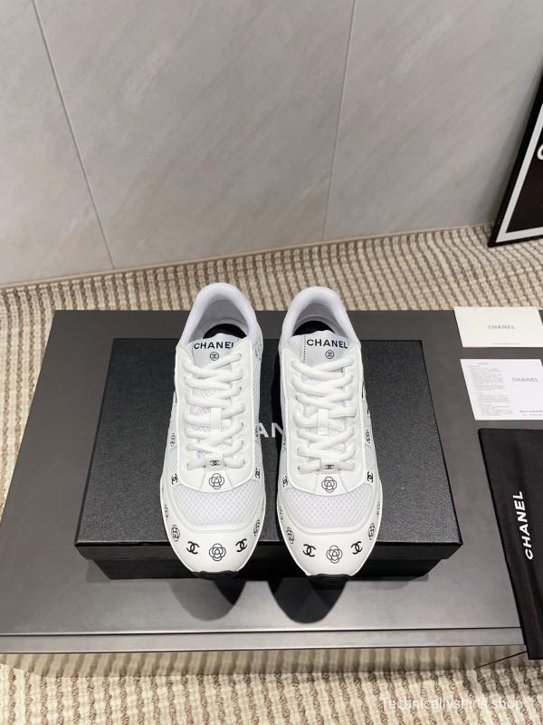 Chanel Silver Horn King II Casual Series Sports Shoes - KFY00330