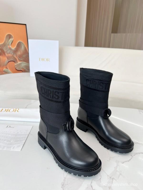Dior 2025/SS Autumn Winter Boots Retro Work Boots Slip-On - LY00320