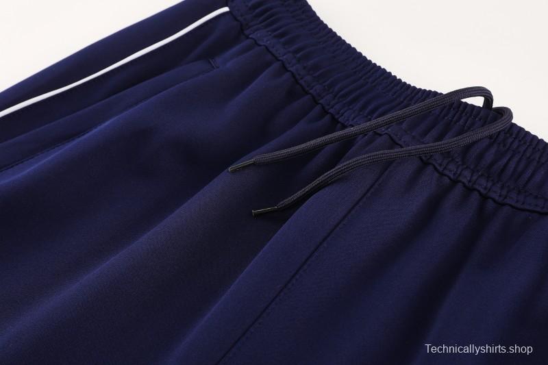 2025 Adidas Colorful Blue Full Zipper Jacket+Long Pants