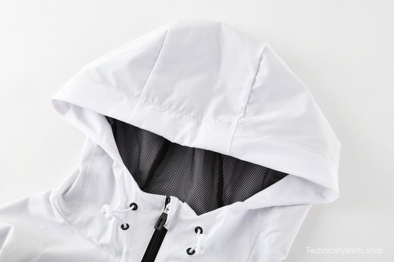 25/26 Real Betis White Black Green  Full zipper Jacket Tracksuit+ long pants