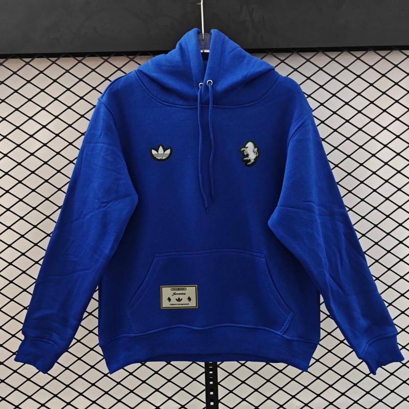 25/26 Juventus Embroidered Logo Hoodie 9 Colors