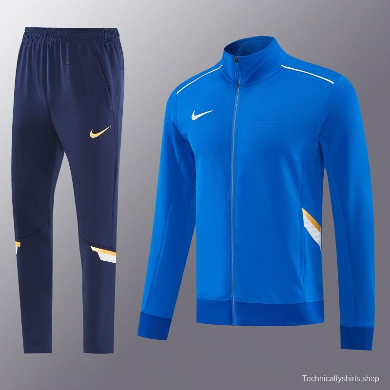 2026 NIKE Blue Full Zipper Jacket + Long Pants