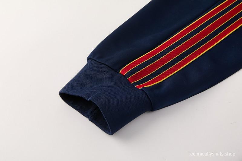 25/26 Roma White Full Zipper Jacket + Long Pants