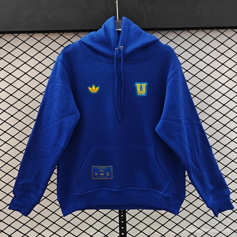 25/26 Tigres UANL Embroidered Logo Hoodie 9 Colors