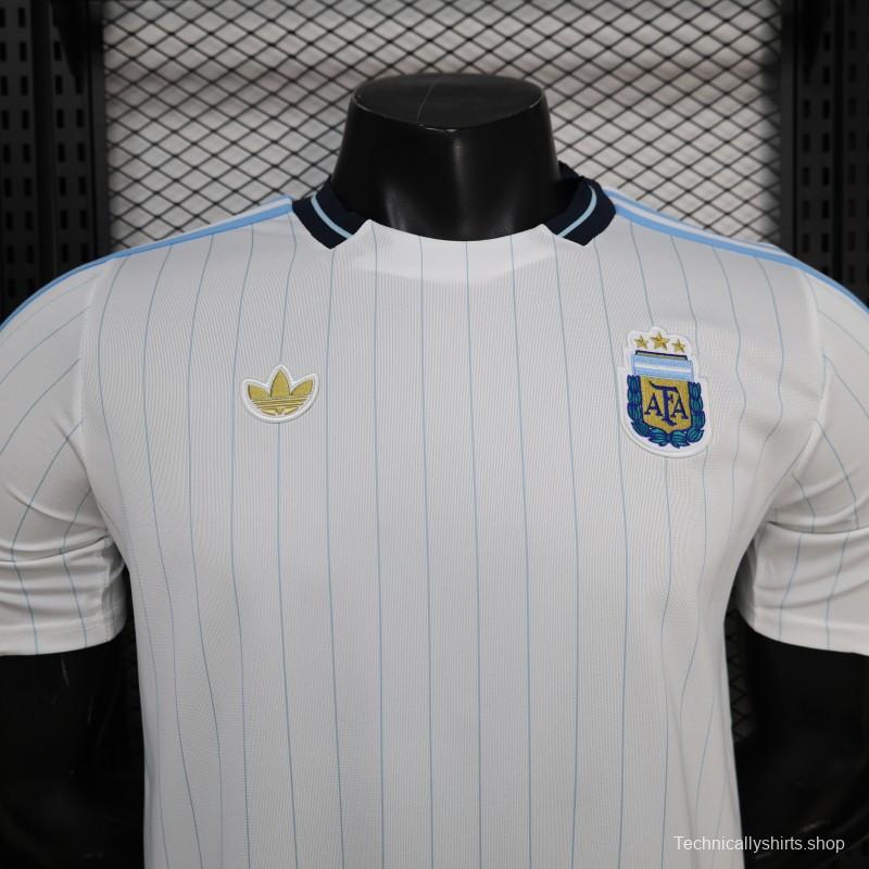 Player Version 2026 Argentina White Terrace Icons Jersey