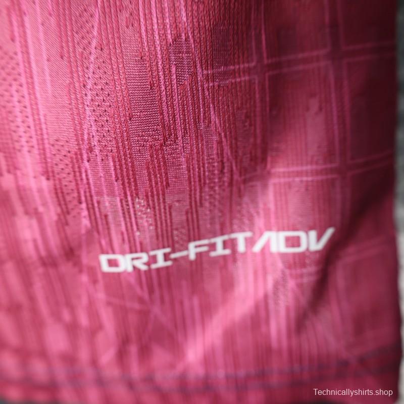 Player Version 25/26 FC Barcelona Blue & Burgundy with Geometric Gradient Pattern Jersey