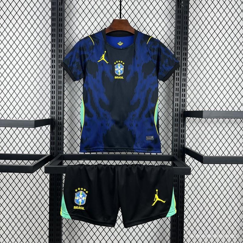 2026 Kids Brazil World Cup Away Kit