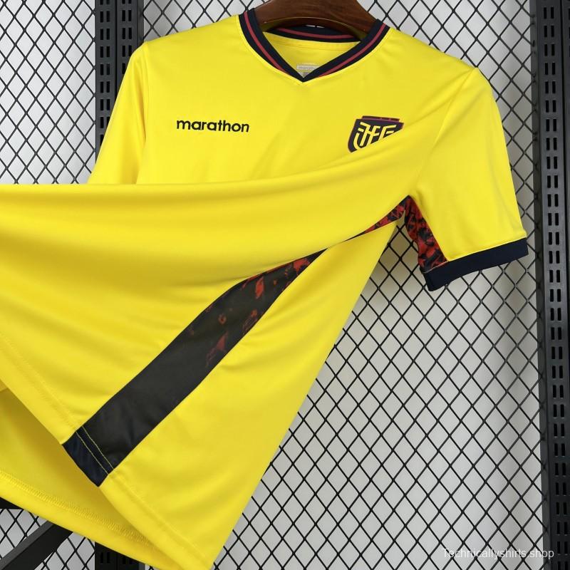 2026 Mens Ecuador World Cup Home Jersey