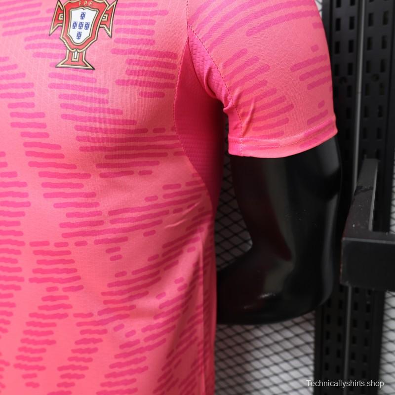 Player Version 2026 Portugal Third Pink Special Edition Jersey