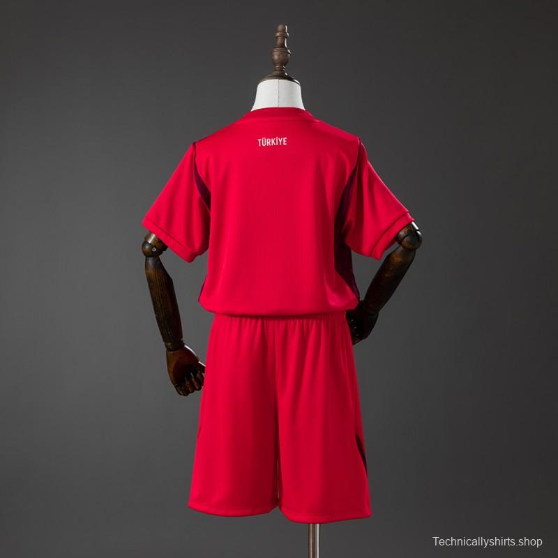 2026 Kids Turkiye Away Kit Jersey Size 16-28