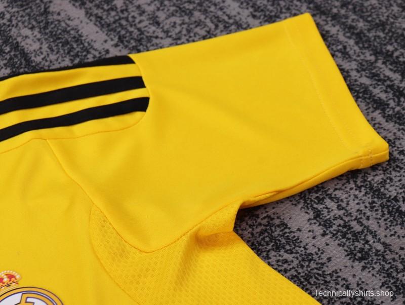 Retro Kids 11/12 Real Madrid Yellow Goalkeeper Jersey