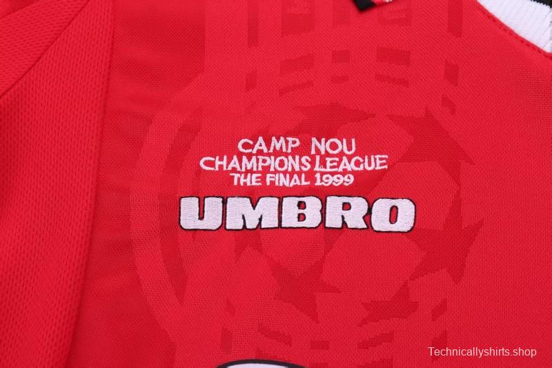 Retro Kids 99/00 Manchester United Home Jersey