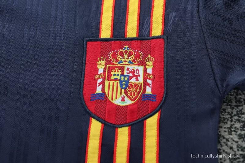 Retro Kids 1996 Spain Away Jersey