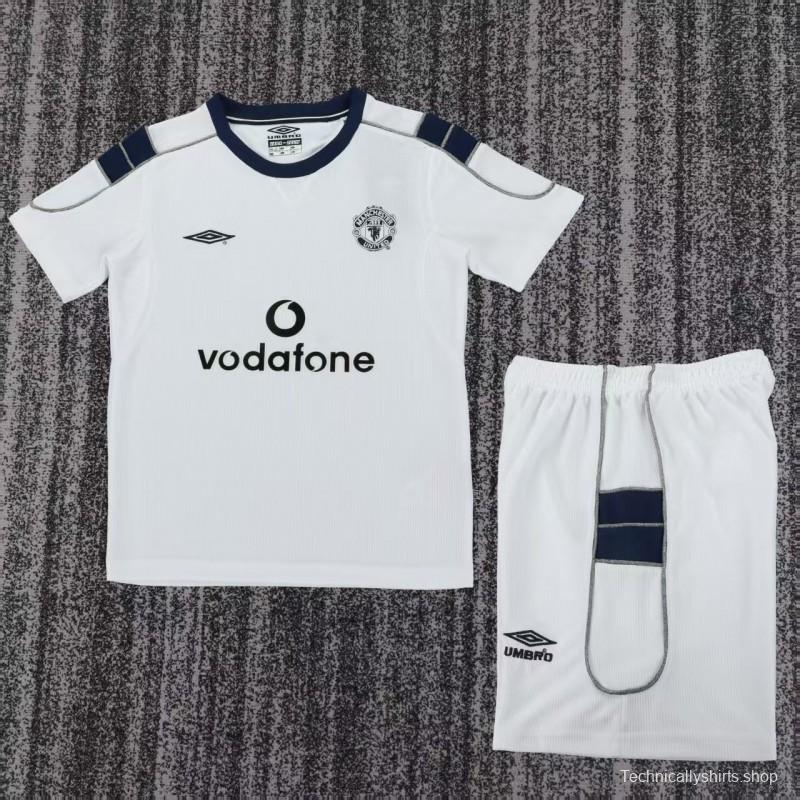 Retro Kids 00/01 Manchester United Away Jersey
