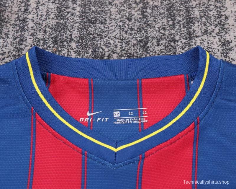 Retro Kids 09/10 FC Barcelona Home Jersey