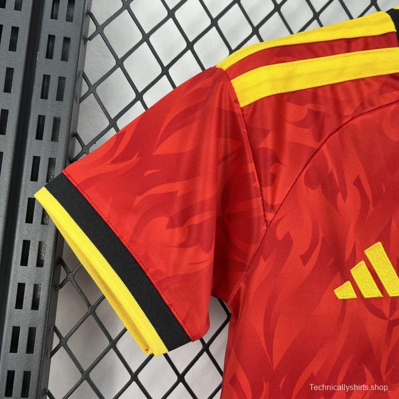 2026 Kids Belgium World Cup Home Kit