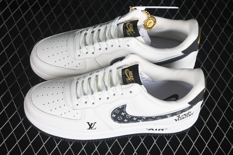 Nike Air Force 1 '07 Low Collaboration Basketball Sneaker with Full-Length Air Cushion - WY0655-104
