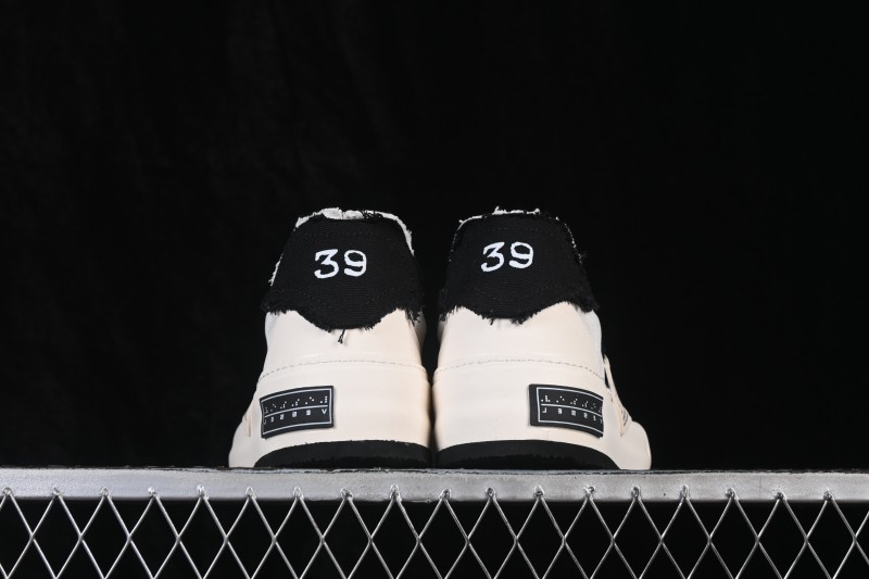 xVESSEL Wu Jianhao Low-Top Deconstructed Chunky Sole Casual Shoes with Tweed Design - S19X001B