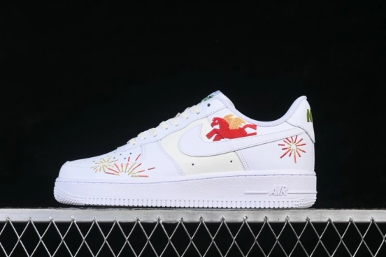 Nike Air Force 1 '07 Low Lunar New Year Embroidery Casual Skateboarding Shoes - IQ1133-111