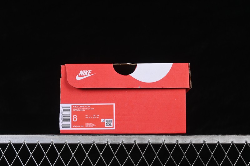 Nike SB Dunk Low Year of the Horse White Wheat Yellow Low-Top Skateboarding Shoes - IO4244-101