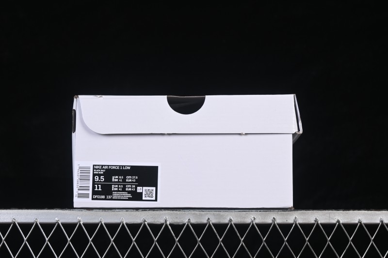 Nike Air Force 1 '07 Low Classic Black Patchwork Casual Sneakers - DF0188-137