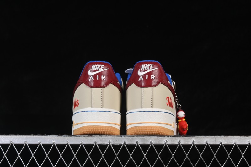 Nike Air Force 1 '07 Low Year of the Horse Limited Edition Cloud White Sneakers with Premium Leather and Classic Silhouette - NH0601-519