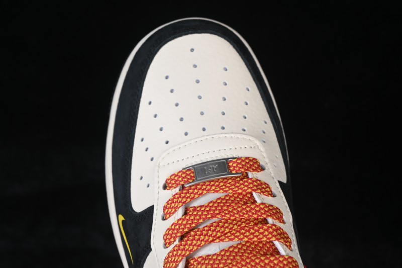 Nike Air Force 1 '07 Low Chinese New Year Limited Edition Red Black Contrast Low-Top Casual Skateboarding Shoes - MZ9588-835