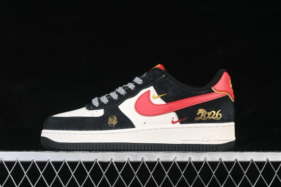Nike Air Force 1 '07 Low Year of the Horse Limited Edition Casual Skateboarding Shoes with Premium Leather Upper - MZ9588-831