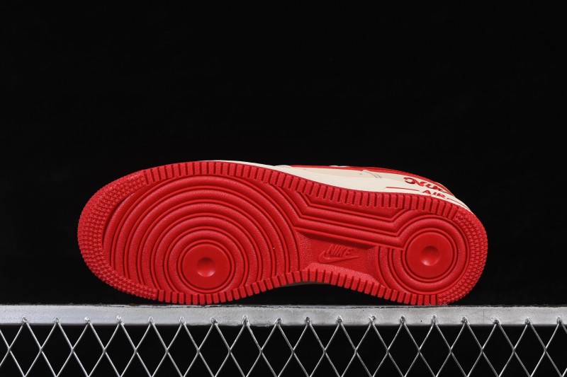 Nike Air Force 1 '07 Low Casual Sneakers with Premium Leather and Classic Cushioning - NH0601-526