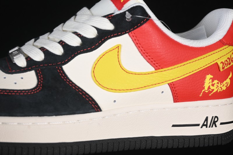 Nike Air Force 1'07 Low Collaborative Casual Skateboarding Shoes with All-New Leather Upper and Full-Length Air Cushion - XD0028-002