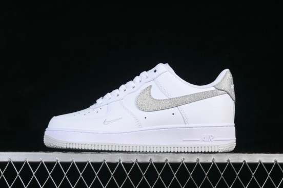 Nike Air Force 1 '07 Low Sequined Swoosh Casual Sneakers - ZH0316-156