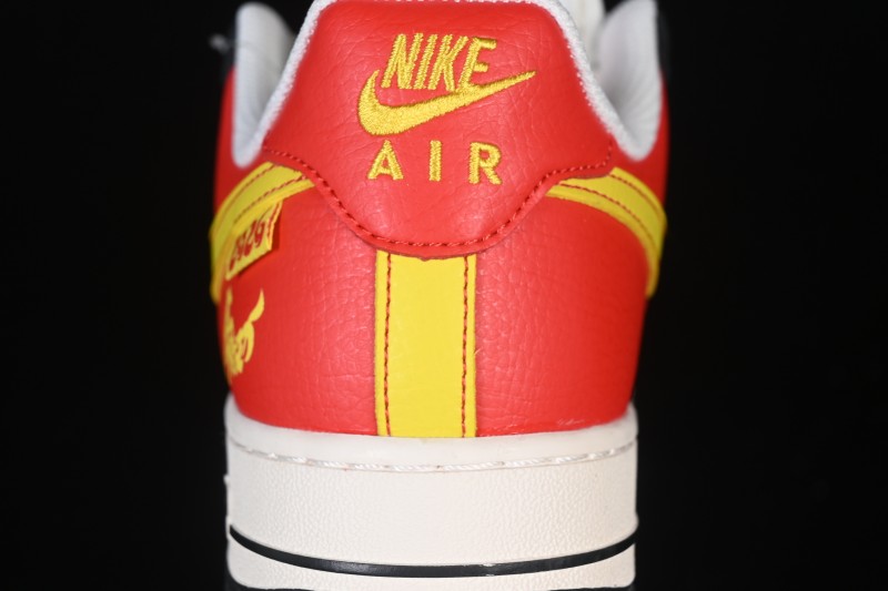 Nike Air Force 1'07 Low Collaborative Casual Skateboarding Shoes with All-New Leather Upper and Full-Length Air Cushion - XD0028-002