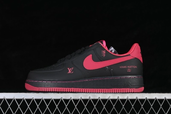 Nike Air Force 1 '07 Low Chinese New Year Edition Black and Rose Gold Basketball Sneakers - FV3694-102