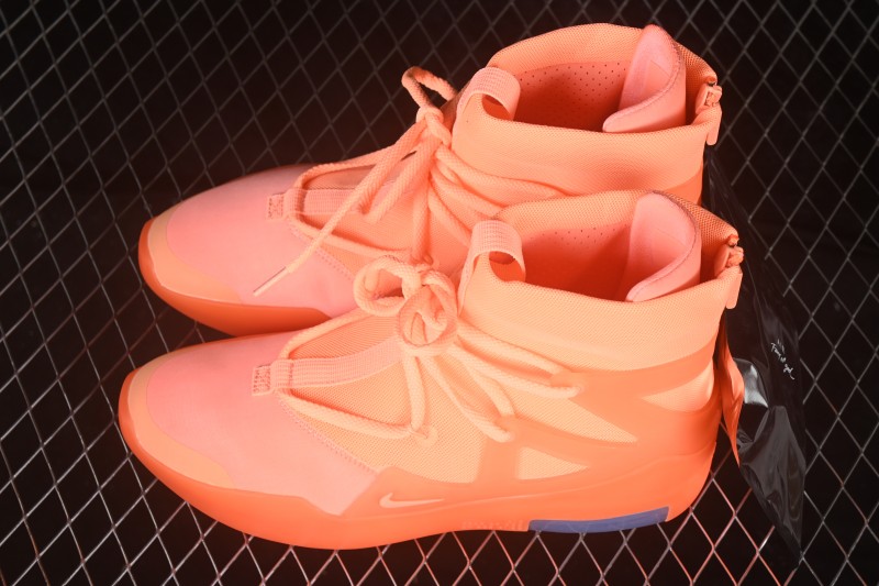 Nike Air Fear of God 1 String High-Top Basketball Sneakers with Double Zoom Air Cushioning - AR4237-800