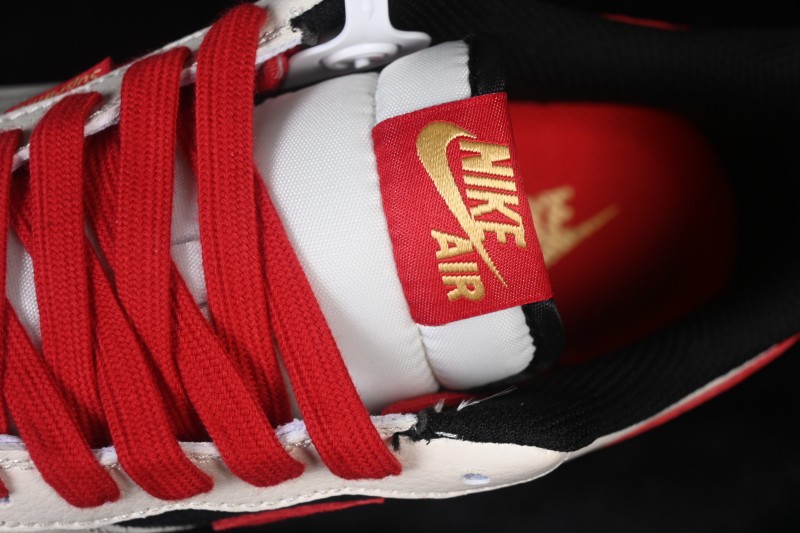 Nike Air Force 1 '07 Low Lunar New Year Red and Black Fortune Low-Top Casual Sneakers - XD0028-011