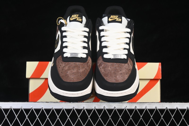 Nike Air Force 1 '07 Low Chinese New Year Limited Edition Brown Suede Low-Top Casual Sneakers - XD0028-010