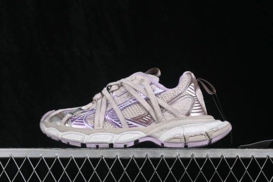 Balenciaga 3XL Extreme Laces Logo Running Shoes - W3XCH9250