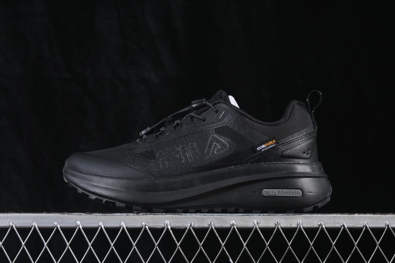 Fila Nuvole 4 Run Running Shoes with Thick Sole and Cushioning - A12M621205FBK